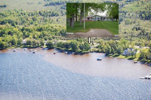 Aerial View Of 1265 E Houghton Lake Dr