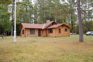 Original Log Home On River